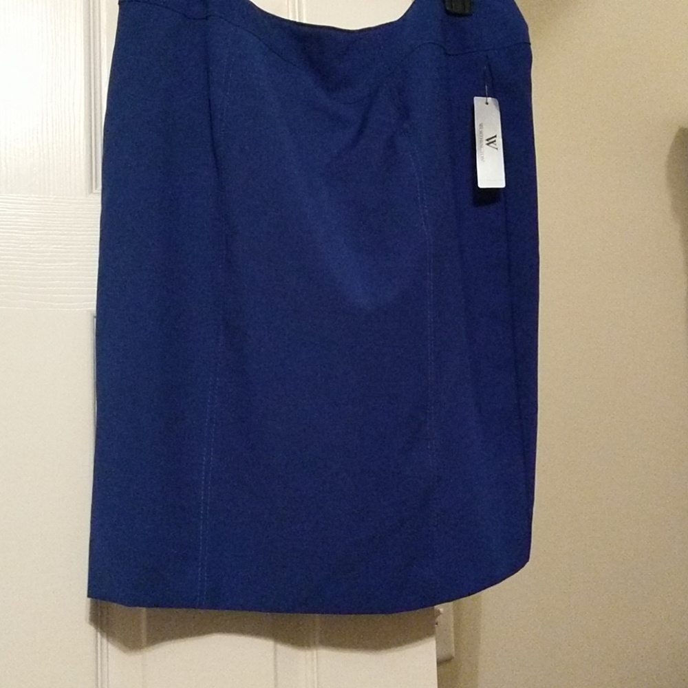 Worthington-Royal Blue Skirt